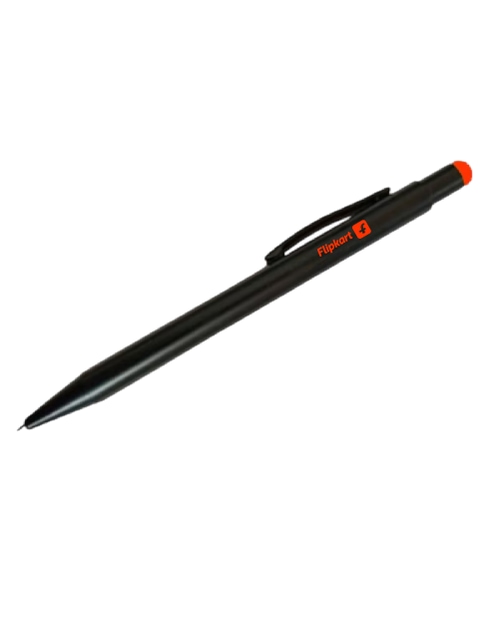Lumi Metal Pen- Black with Orange